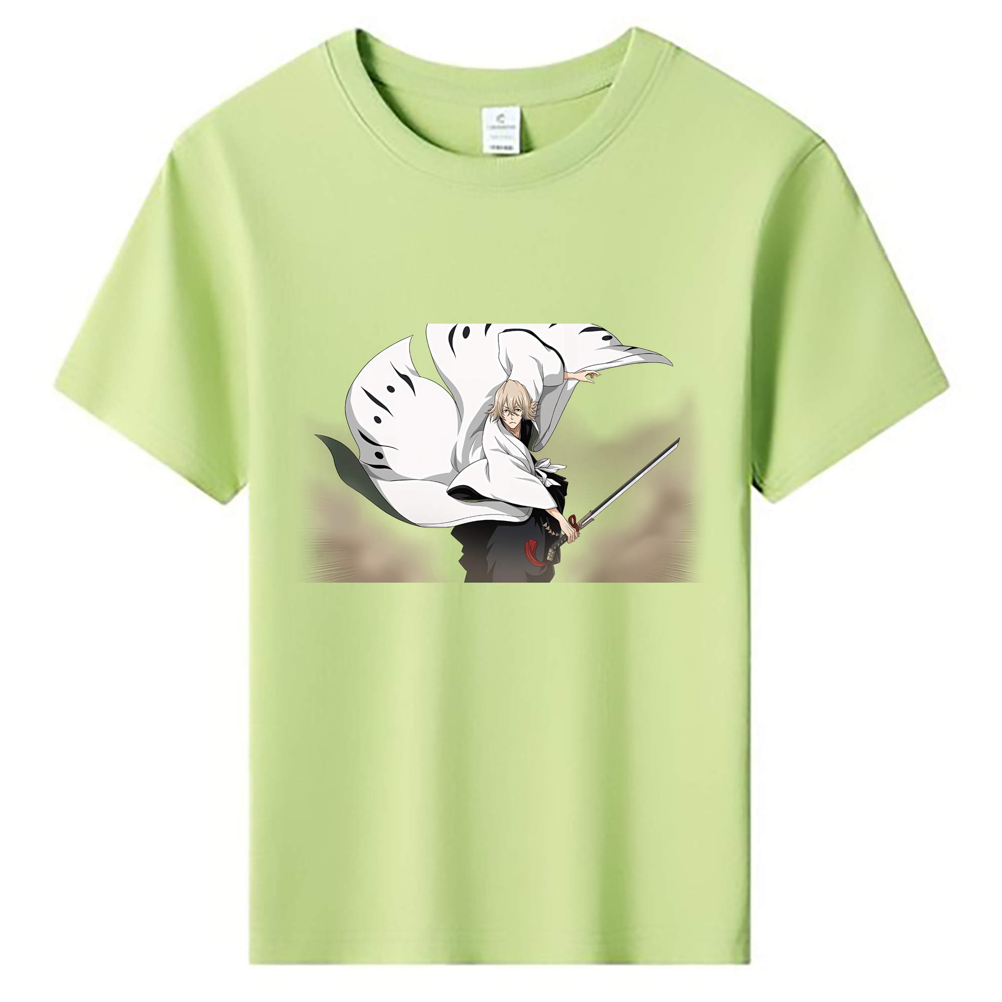 （画像用） "ブリーチ 浦原 喜助（うらはら きすけ） BLEACH Urahara Kisuke " 綿100％キッズTシャツ（フロントプリント）